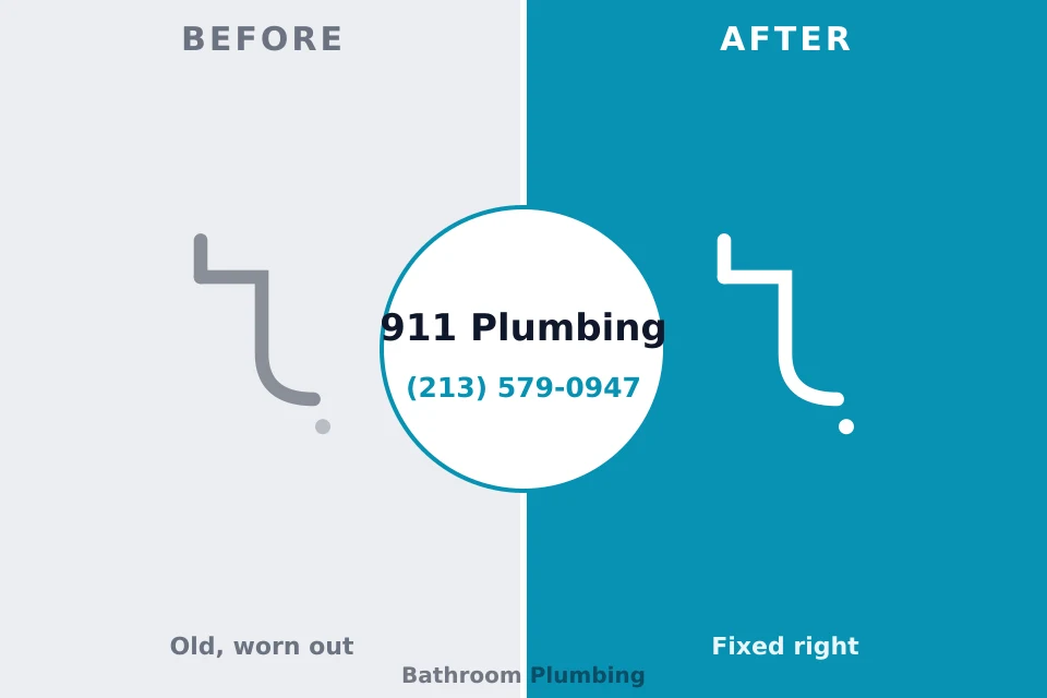 Before and after: plumbing company Shenandoah, VA